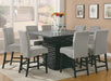 Stanton Upholstered Counter Height Chairs Grey and Black (Set of 2) - Orbit Furniture (Richmond,BC)