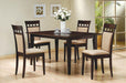 Gabriel Upholstered Side Chairs Cappuccino and Tan (Set of 2) - Orbit Furniture (Richmond,BC)