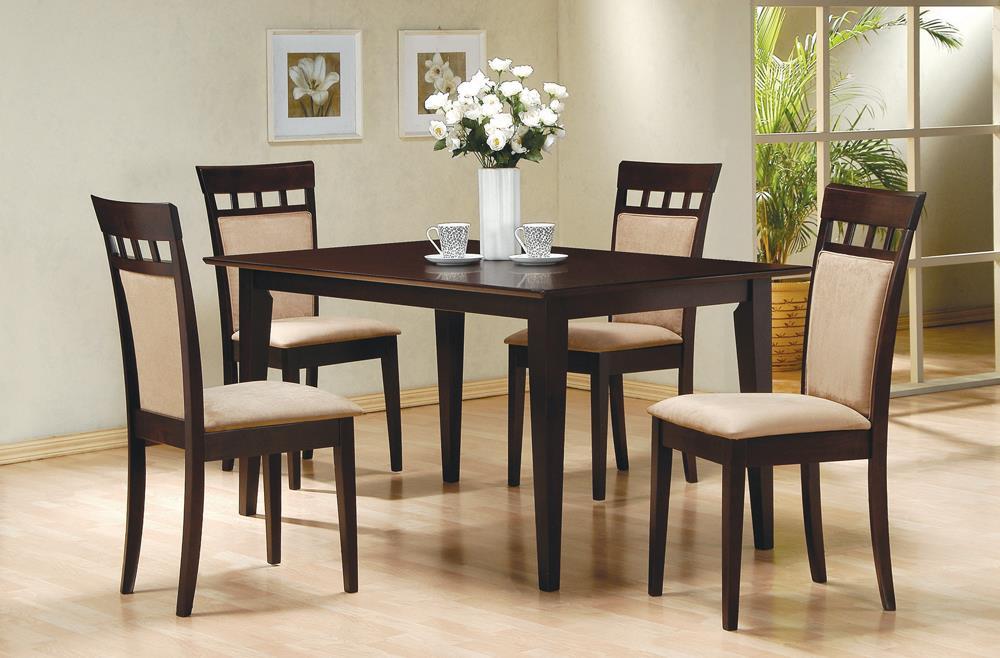 Gabriel Rectangular Dining Table Cappuccino - Orbit Furniture (Richmond,BC)