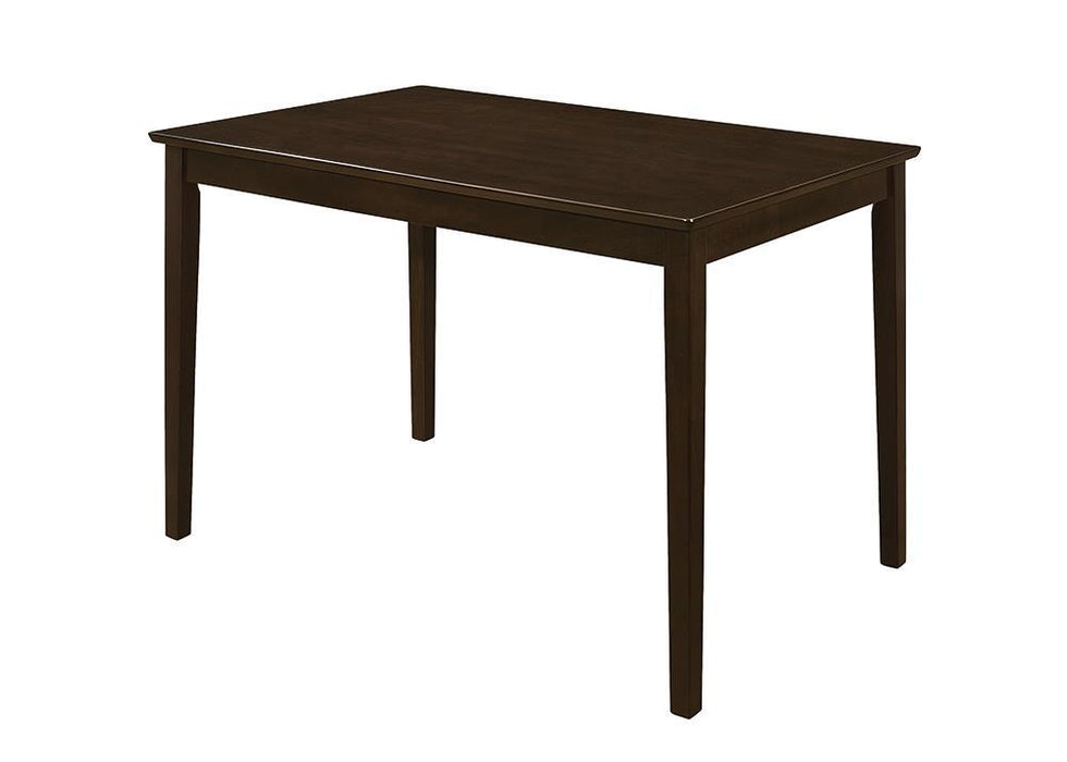 Guillen 5-piece Dining Set with Bench Cappuccino and Dark Brown - Orbit Furniture (Richmond,BC)