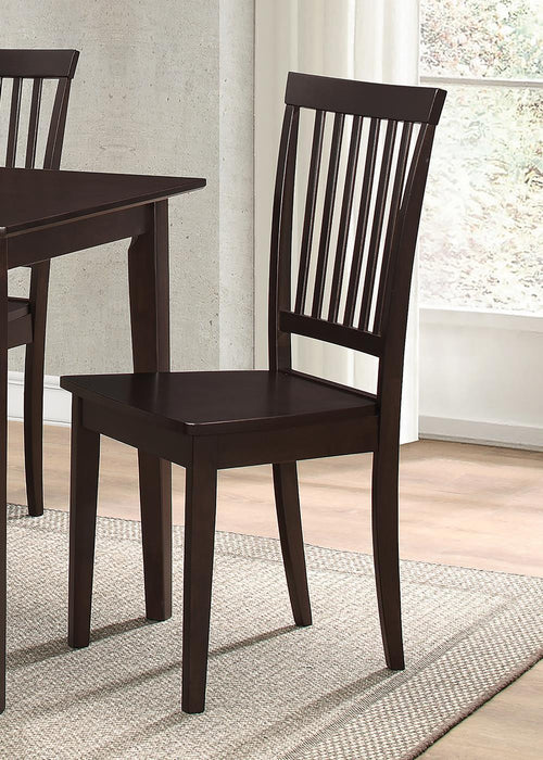 Gomez 5-piece Rectangular Dining Table Set Cappuccino - Orbit Furniture (Richmond,BC)