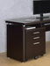 Skylar 3-drawer Mobile File Cabinet Cappuccino - Orbit Furniture (Richmond,BC)