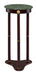 Edie Round Marble Top Accent Table Merlot - Orbit Furniture (Richmond,BC)