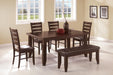 Dalila Rectangular Dining Table Cappuccino - Orbit Furniture (Richmond,BC)
