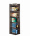 Pinckard 6-tier Corner Bookcase Cappuccino - Orbit Furniture (Richmond,BC)
