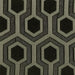 Jansen Hexagon Patterned Accent Chair Grey and Black - Orbit Furniture (Richmond,BC)