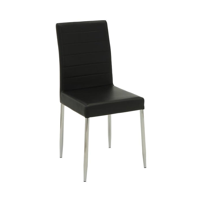 Maston Upholstered Dining Chairs Black (Set of 4) - Orbit Furniture (Richmond,BC)
