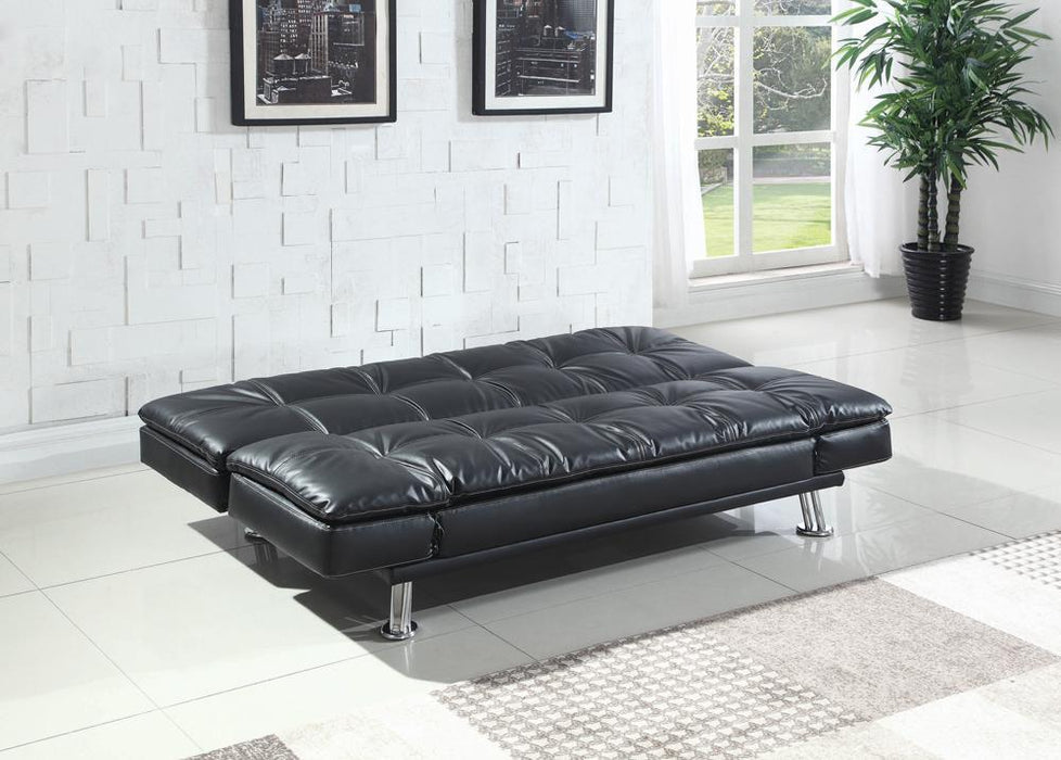 Dilleston Tufted Back Upholstered Sofa Bed Grey - Orbit Furniture (Richmond,BC)