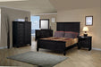 Sandy Beach Door Chest with Concealed Storage Black - Orbit Furniture (Richmond,BC)