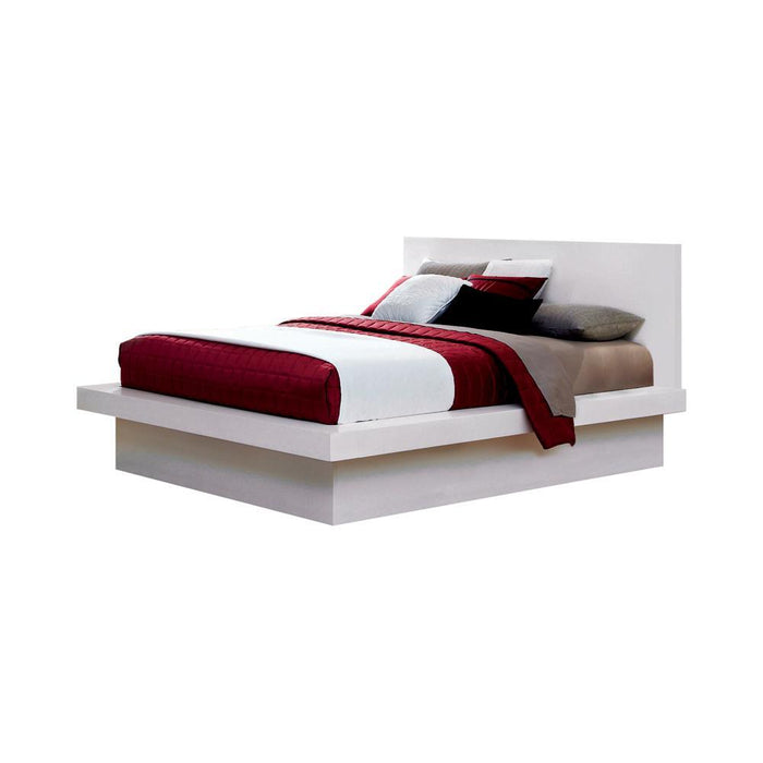 Jessica California King, E.king, & Queen Bed with Storage Headboard Cappuccino - Orbit Furniture (Richmond,BC)