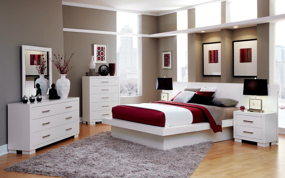 Jessica California King, E.king, & Queen Bed with Storage Headboard Cappuccino - Orbit Furniture (Richmond,BC)