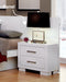 Jessica Nightstand Panels White (Set of 2) - Orbit Furniture (Richmond,BC)