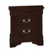 Louis Philippe 2-drawer Nightstand Cappuccino - Orbit Furniture (Richmond,BC)