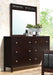 Carlton 6-drawer Rectangular Dresser Cappuccino - Orbit Furniture (Richmond,BC)