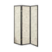Felice 3-panel French Script Print Folding Screen Espresso - Orbit Furniture (Richmond,BC)