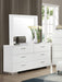 Felicity 6-drawer Dresser Glossy White - Orbit Furniture (Richmond,BC)