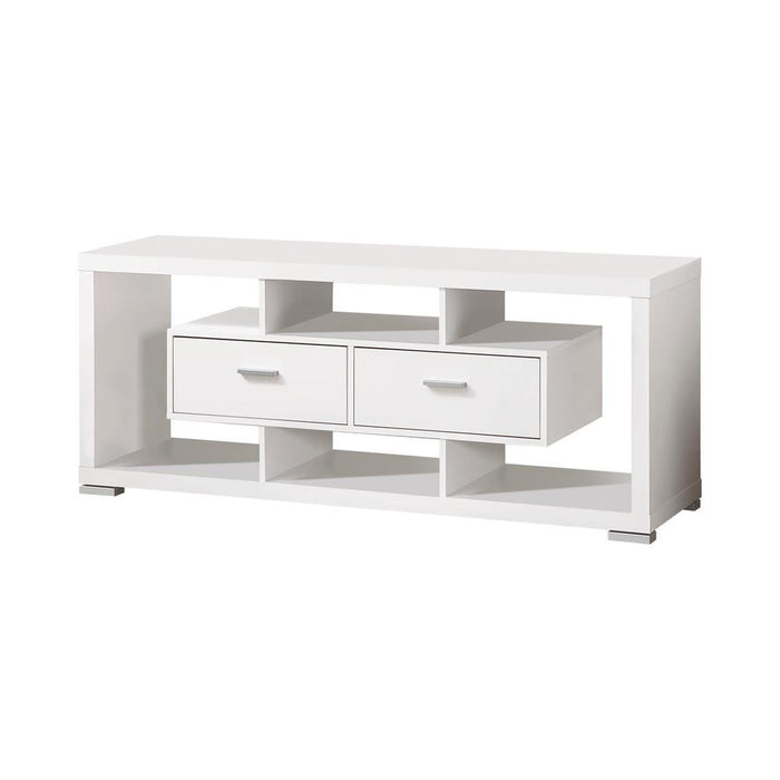 Darien 2-drawer Rectangular TV Console White - Orbit Furniture (Richmond,BC)