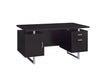 Lawtey Rectangular Storage Office Desk Cappuccino - Orbit Furniture (Richmond,BC)