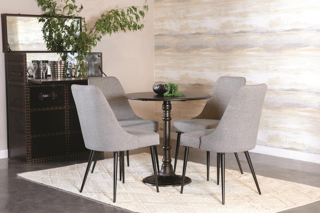 Oswego Round Bistro Dining Table Bronze - Orbit Furniture (Richmond,BC)
