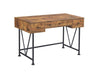Analiese 3-drawer Writing Desk Antique Nutmeg and Black - Orbit Furniture (Richmond,BC)