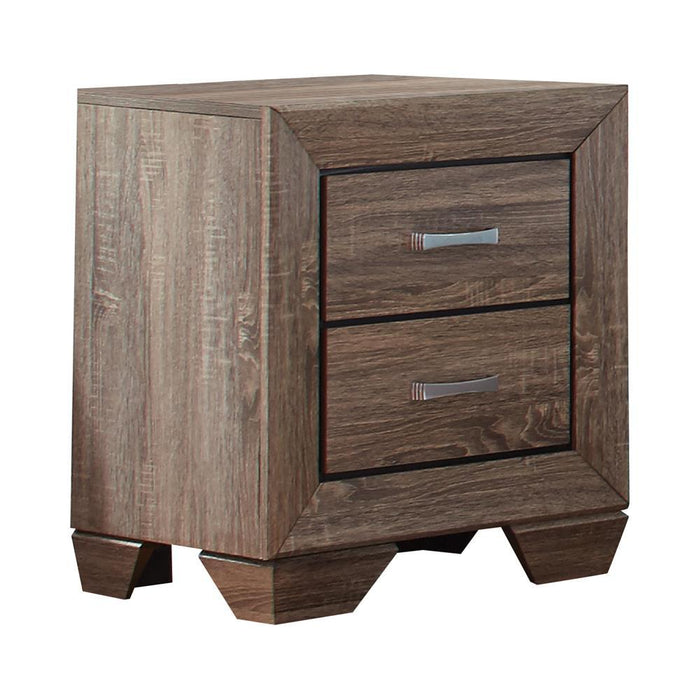 Kauffman 2-drawer Nightstand Washed Taupe - Orbit Furniture (Richmond,BC)