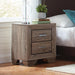 Kauffman 2-drawer Nightstand Washed Taupe - Orbit Furniture (Richmond,BC)