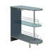 Adolfo 3-tier Bar Table Glossy Grey and Clear - Orbit Furniture (Richmond,BC)