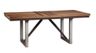 Spring Creek Dining Table with Extension Leaf Natural Walnut - Orbit Furniture (Richmond,BC)