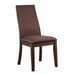 Spring Creek Upholstered Side Chairs Rich Cocoa Brown (Set of 2) - Orbit Furniture (Richmond,BC)