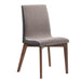 Redbridge Upholstered Side Chairs Grey and Natural Walnut (Set of 2) - Orbit Furniture (Richmond,BC)