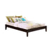 Hounslow California King, E.King, & Queen Universal Platform Bed Cappuccino - Orbit Furniture (Richmond,BC)