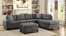 Stonenesse Tufted Storage Ottoman Grey - Orbit Furniture (Richmond,BC)