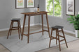 Finnick Rectangular Bar Table Walnut - Orbit Furniture (Richmond,BC)