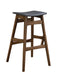 Finnick Tapered Legs Bar Stools Dark Grey and Walnut (Set of 2) - Orbit Furniture (Richmond,BC)