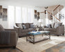 Salizar Flared Arm Chair Grey - Orbit Furniture (Richmond,BC)