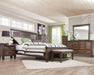 Franco Eastern King & Queen Panel Bed Antique White & Oak - Orbit Furniture (Richmond,BC)