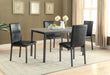 Garza Rectangular Dining Table Black - Orbit Furniture (Richmond,BC)