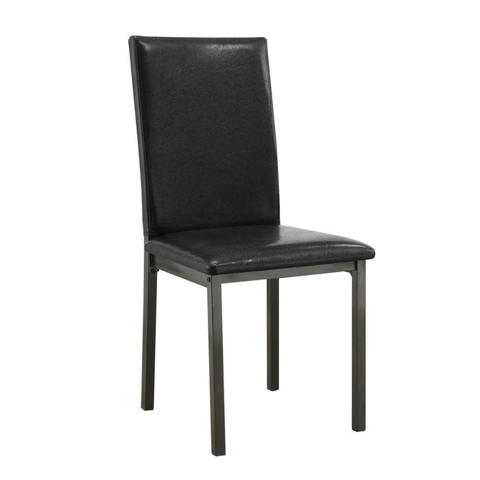 Garza Upholstered Dining Chairs Black (Set of 2) - Orbit Furniture (Richmond,BC)