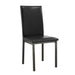 Garza Upholstered Dining Chairs Black (Set of 2) - Orbit Furniture (Richmond,BC)