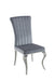 Betty Upholstered Side Chairs Grey and Chrome (Set of 4) - Orbit Furniture (Richmond,BC)