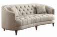 Avonlea Sloped Arm Upholstered Sofa Trim Grey - Orbit Furniture (Richmond,BC)