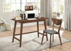 Karri 2-piece Writing Desk Set Walnut - Orbit Furniture (Richmond,BC)