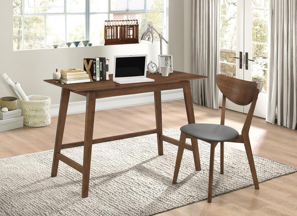 Karri 2-piece Writing Desk Set Walnut - Orbit Furniture (Richmond,BC)