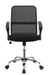 Gerta Office Chair with Mesh Backrest Black and Chrome - Orbit Furniture (Richmond,BC)