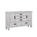 Franco 5-drawer Dresser Antique White - Orbit Furniture (Richmond,BC)
