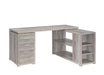 Yvette L-shape Office Desk Grey Driftwood - Orbit Furniture (Richmond,BC)