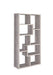 Theo 10-shelf Bookcase Grey Driftwood - Orbit Furniture (Richmond,BC)