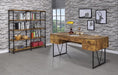 Analiese 4-shelf Open Bookcase Antique Nutmeg - Orbit Furniture (Richmond,BC)