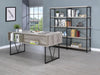 Analiese 4-shelf Open Bookcase Grey Driftwood - Orbit Furniture (Richmond,BC)