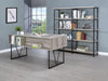 Analiese 4-shelf Open Bookcase Grey Driftwood - Orbit Furniture (Richmond,BC)